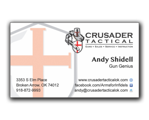 Crusader Tactical Business Card