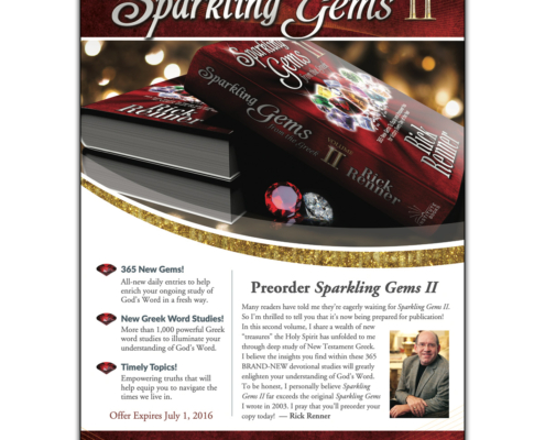 Sparkling Gems Flyer