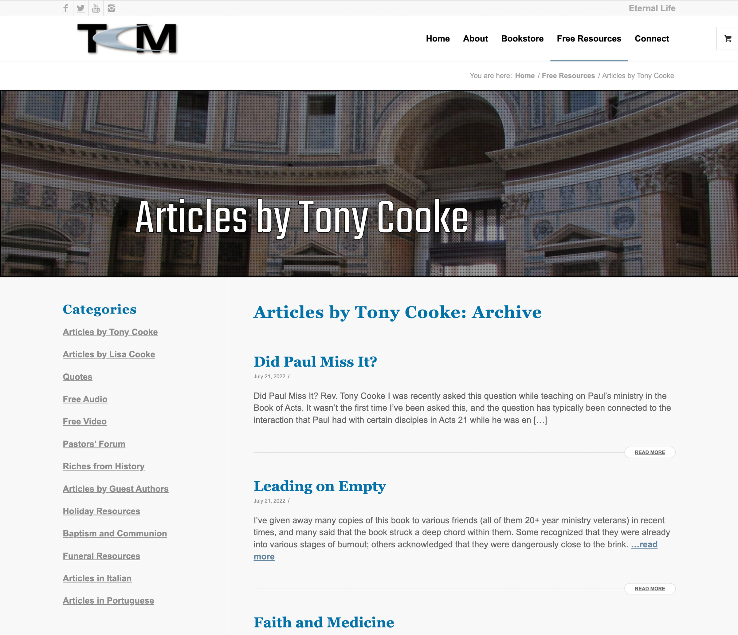 Tony Cooke Ministries